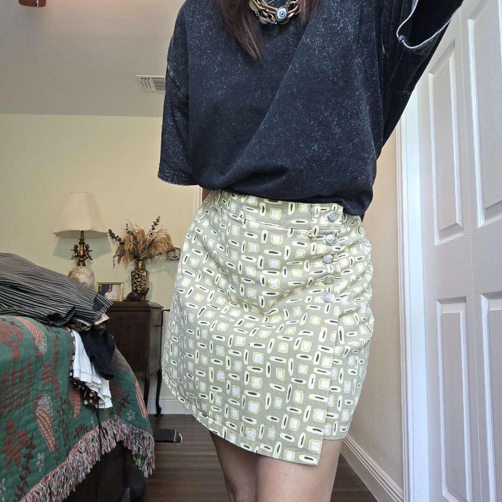 Vintage Retro High Waist A. Beyer California Skort